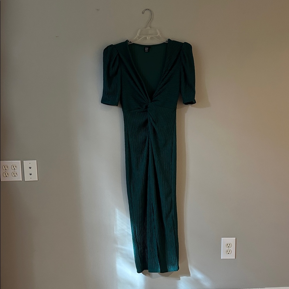 SHEIN Green Midi Dress